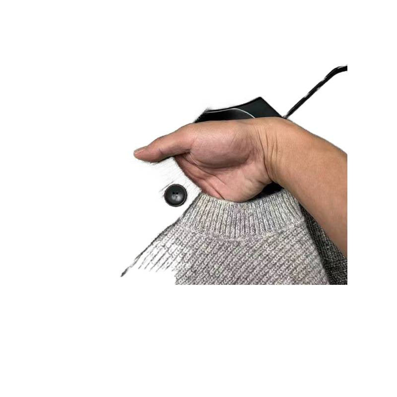 Women's Fine Knit Sweater with Button Details