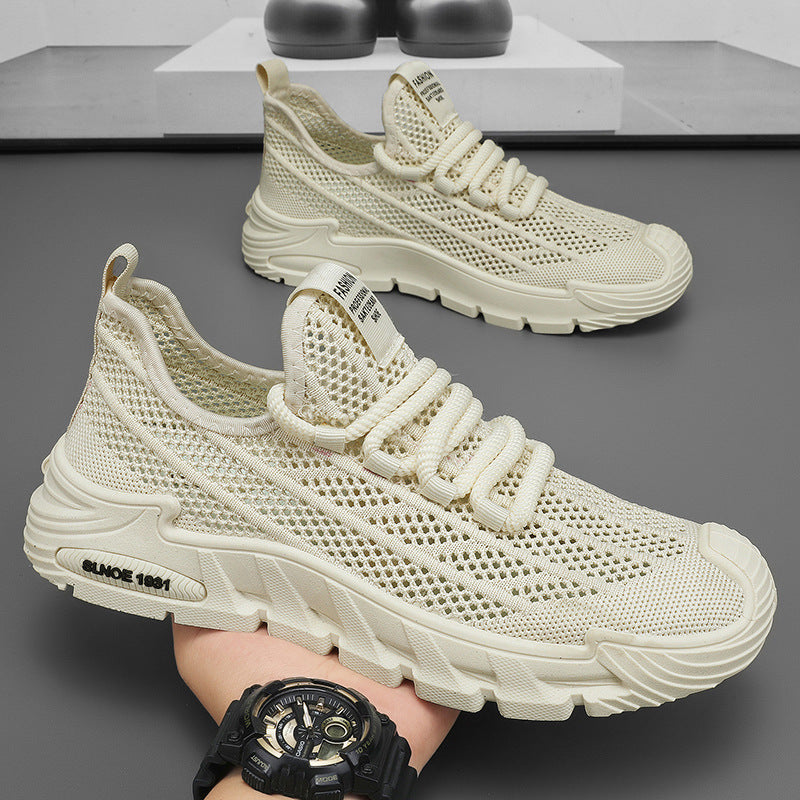 Women's Breathable Casual Sneakers with Flexible Sole and Modern Design