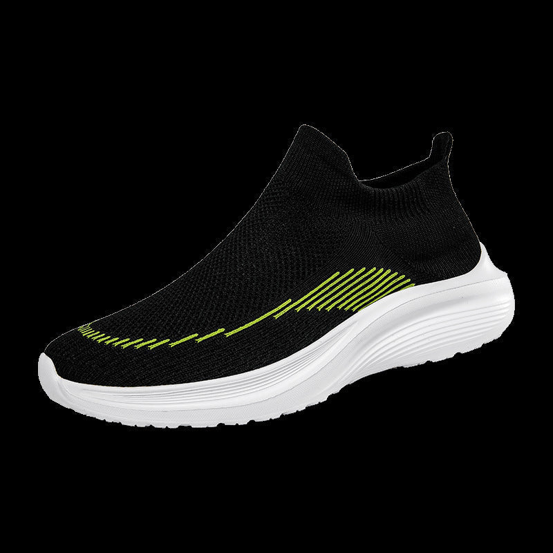 Women's Breathable Sport Sneakers with Flexible Knit Upper