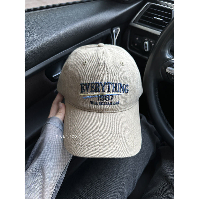 Men's Casual Embroidered Statement Baseball Cap