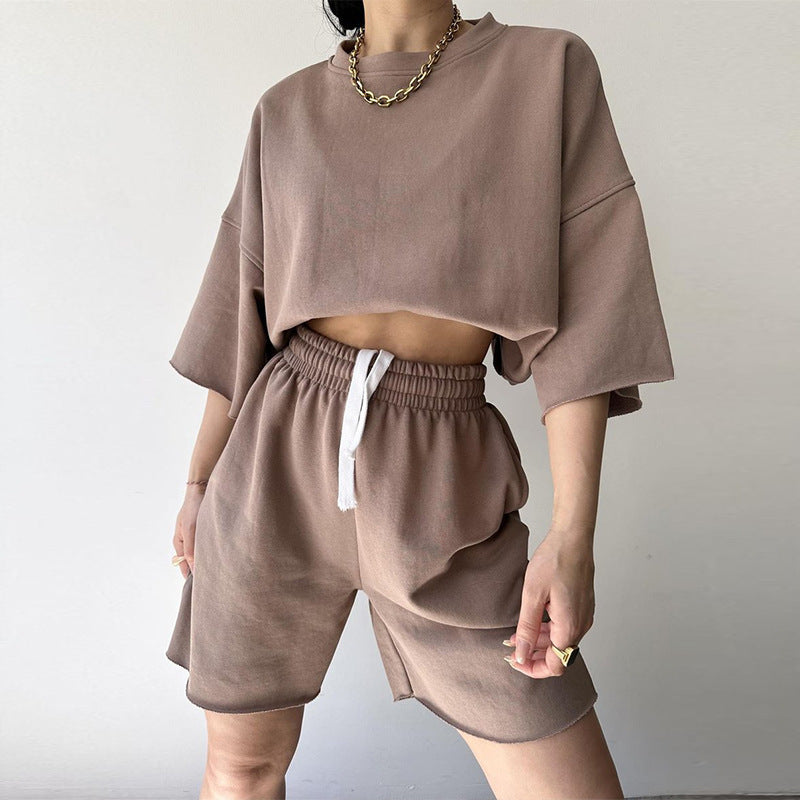 Women's Comfortable Sweat Loungewear Set