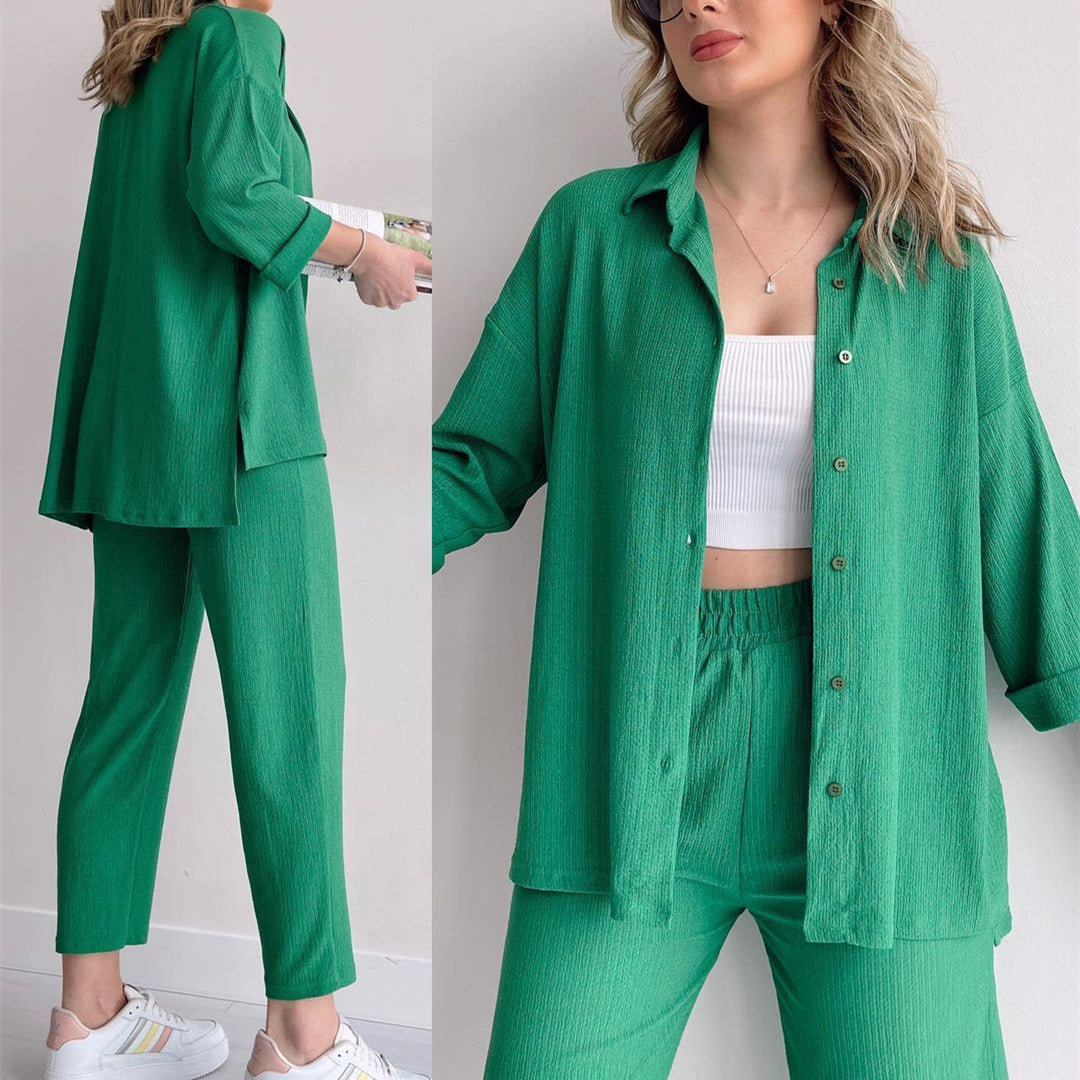 Women's Airy Leisure Ensemble in Breathable Fabric