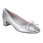 Women's Ballet Flats with Elegant Bow Detail and Glossy Finish
