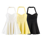 Women's A-Line Halterneck Dress