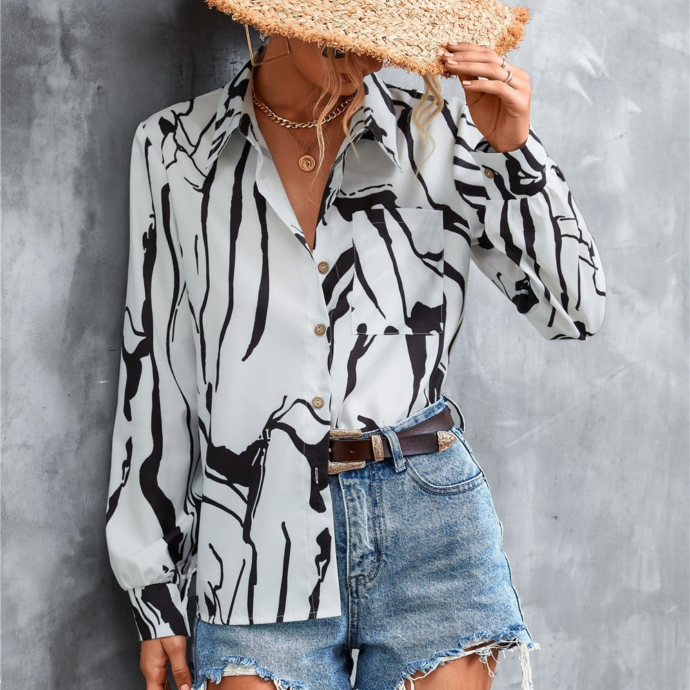 Women's Paisley Print Shirt