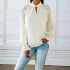 Women's Elegant Blouse with Sheer Sleeves and Decorative Stand-Up Collar
