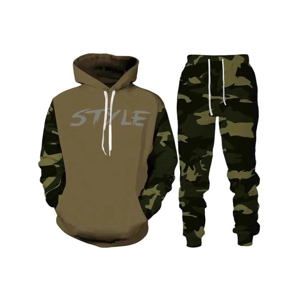 Men's Stylish Hoodie Sweatshirt and Jogging Pants Set
