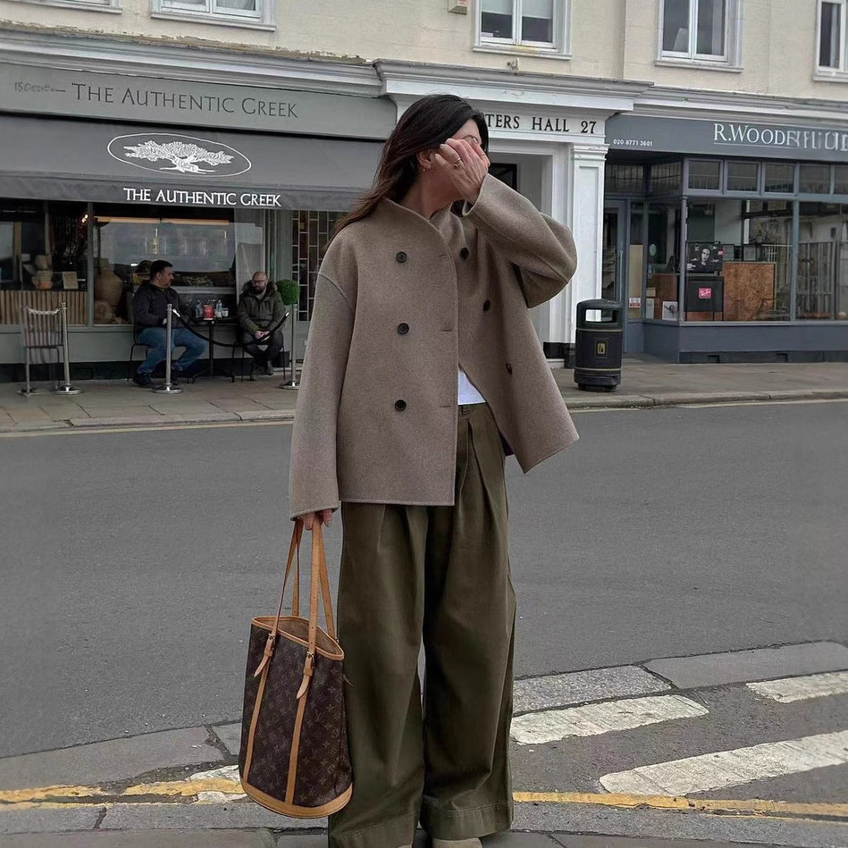 Elegant Wool Overcoat