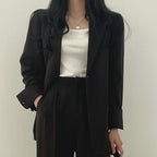 Women's Elegant Wide-Cut Blazer Set