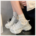 Women's Comfortable Chunky Sneakers with Breathable Upper
