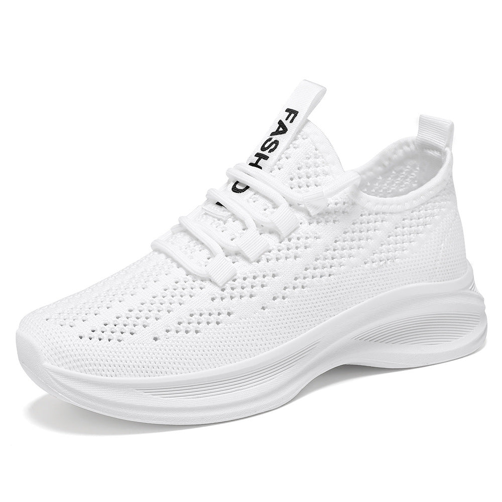 Women's Breathable Sneakers with Elastic Upper