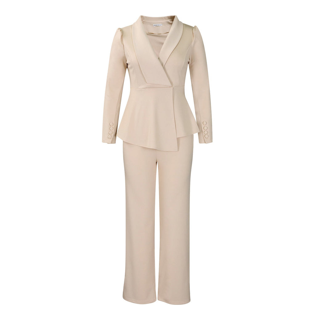 Elegant Blazer and Trousers Set
