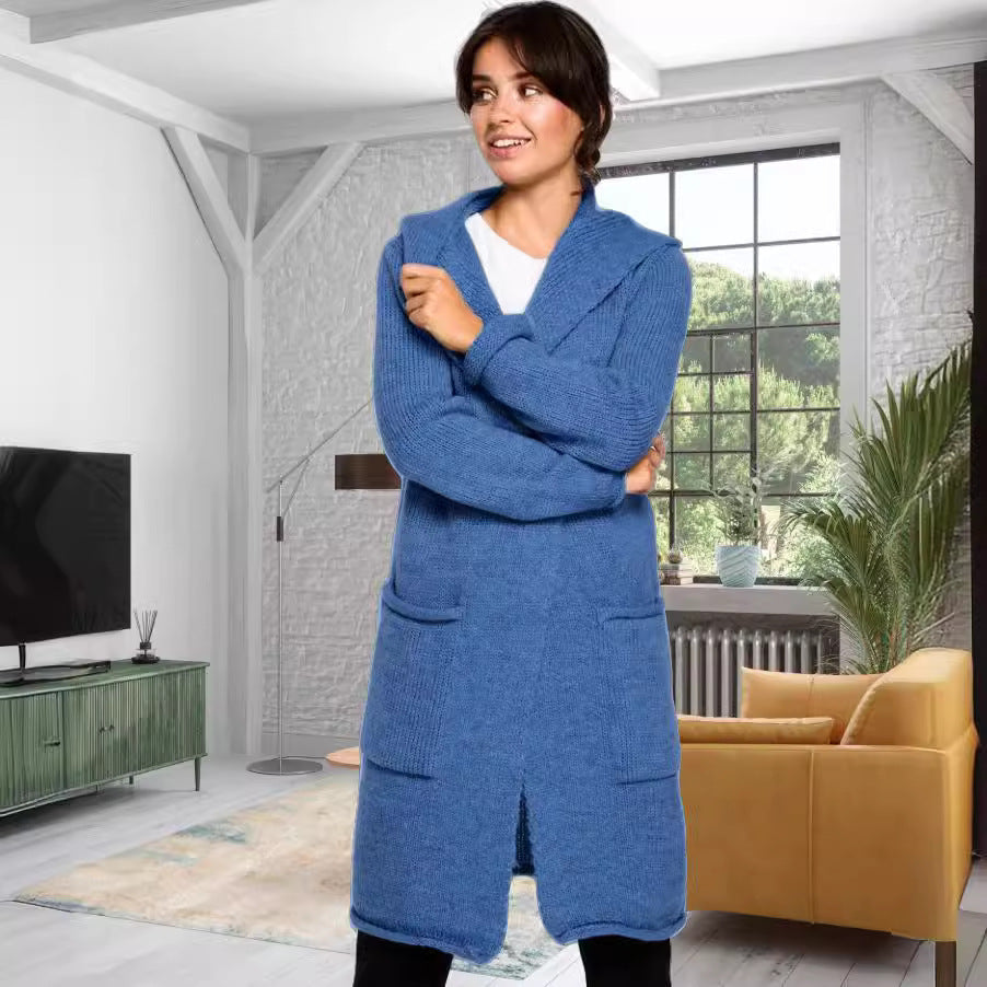 Women's Long Knit Coat