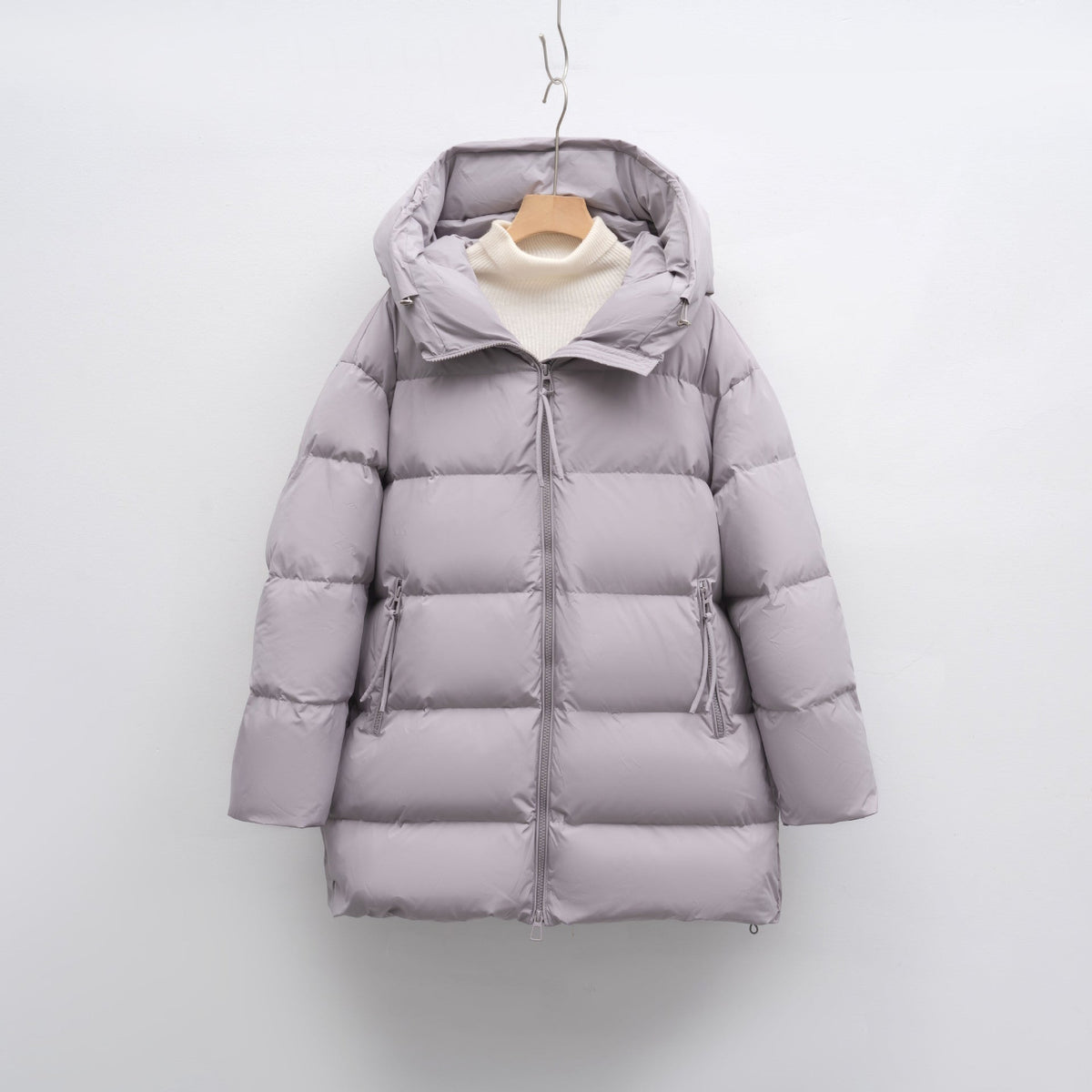 Women's Fashionable Oversized Winter Jacket with Hood