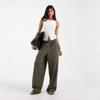 Women's Sleeveless Ribbed Button-Down Shirt