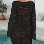 Women's Elegant Crochet Beach Cover-Up