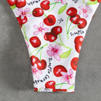 Women's Cherry Print Swimsuit