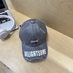 Men's Distressed Casual Cotton Cap