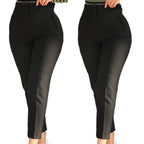 Women's High-Waisted Slimming Trousers