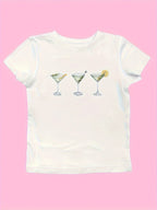 Women's Lips Print Crop T-Shirt