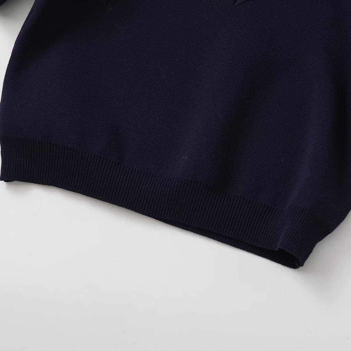 Women's Cotton Sweater with Heart-Shaped Neckline and Puff Sleeves