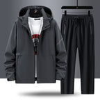 Men's Practical Sports Set with Jacket and Pants