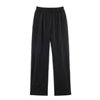 Women's Elegant Loose Culottes with Elastic Waist