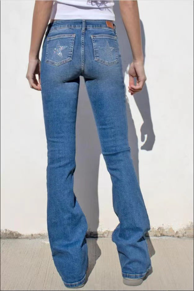Women's Bootcut Jeans with Pockets