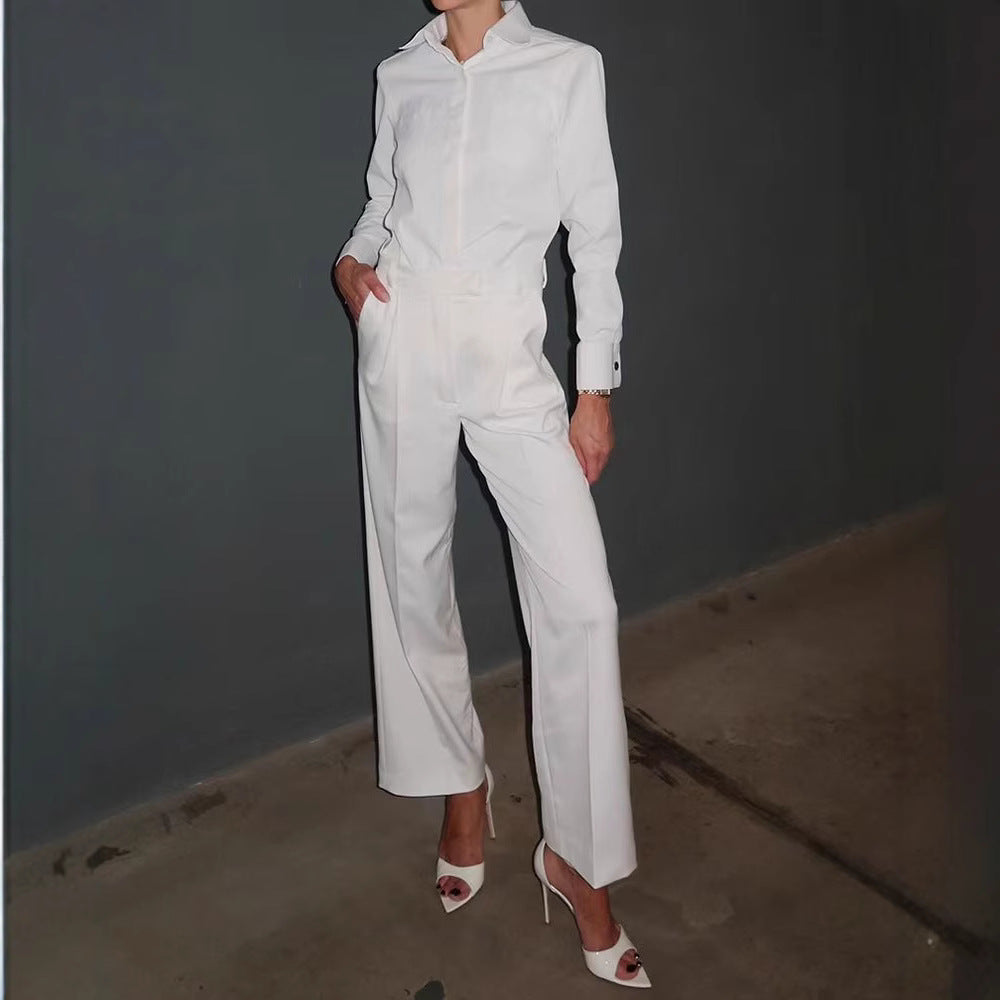 Elegant Women's Blouse Jacket with Cut-Out Design