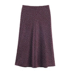 Women's Polka Dot Midi Skirt