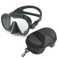 Diving mask with wide field of vision