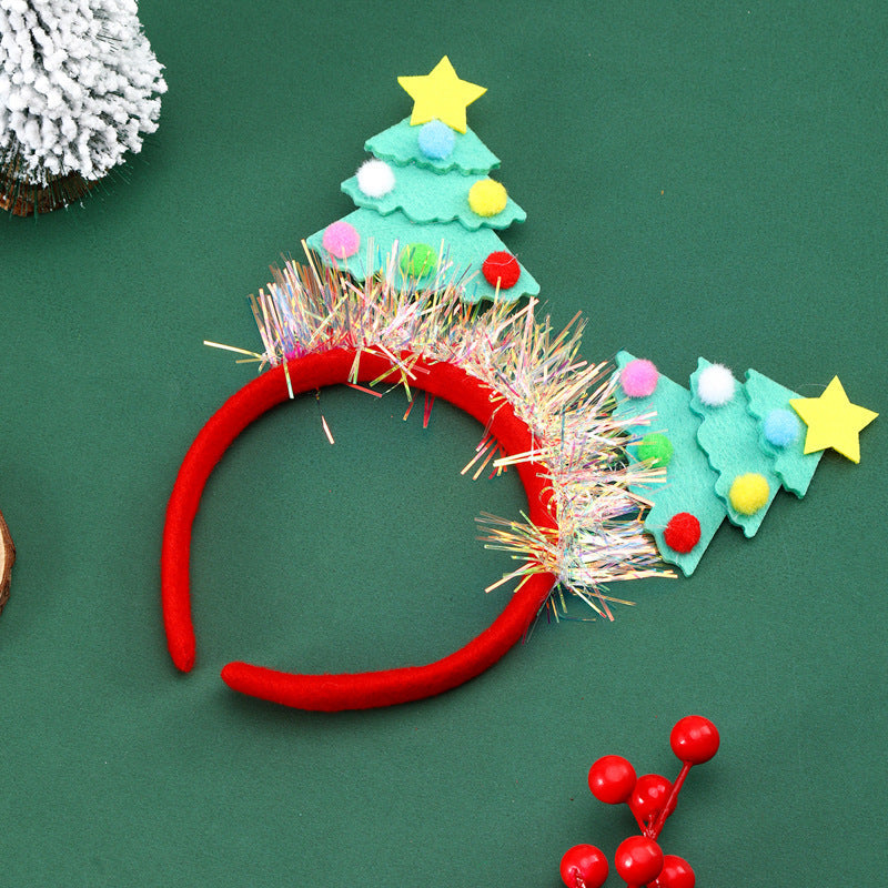 Festive Christmas Tree Headband