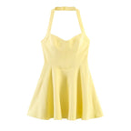 Women's A-Line Halterneck Dress