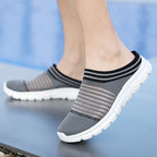 Women's Breathable Slip-On Sneakers with Elastic Design and Flexible Sole