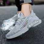 Women's Breathable Casual Sneakers with Elastic Lacing System