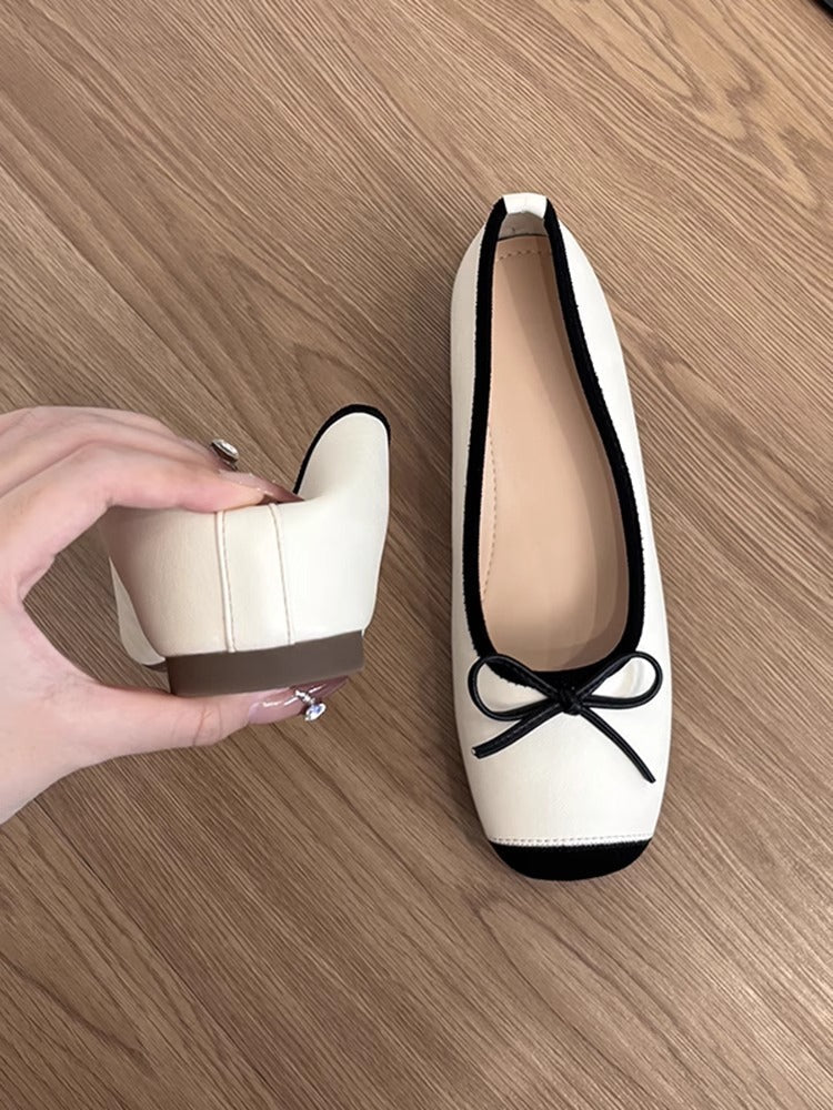 Women's Ballet Flats with Elegant Glitter Design and Comfortable Footbed