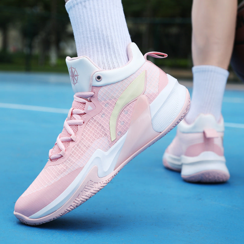 Women's Basketball Shoes with Breathable Upper and Cushioning Sole
