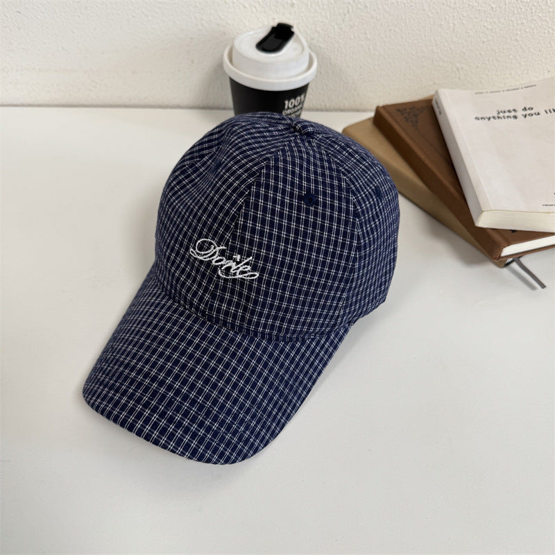 Men's Casual Checkered Baseball Cap