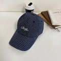 Men's Casual Checkered Baseball Cap