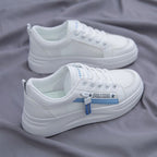 Women's Breathable Sneakers with Elastic Lacing System