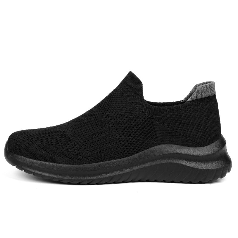 Breathable Women's Slip-On Sport Sneakers with Elastic Feel