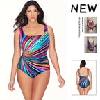 Women's Swimwear with Stylish Spiral Pattern