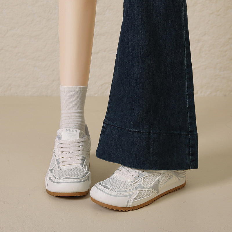 Women's Breathable Casual Sneakers with Non-Slip Outsole and Flexible Upper