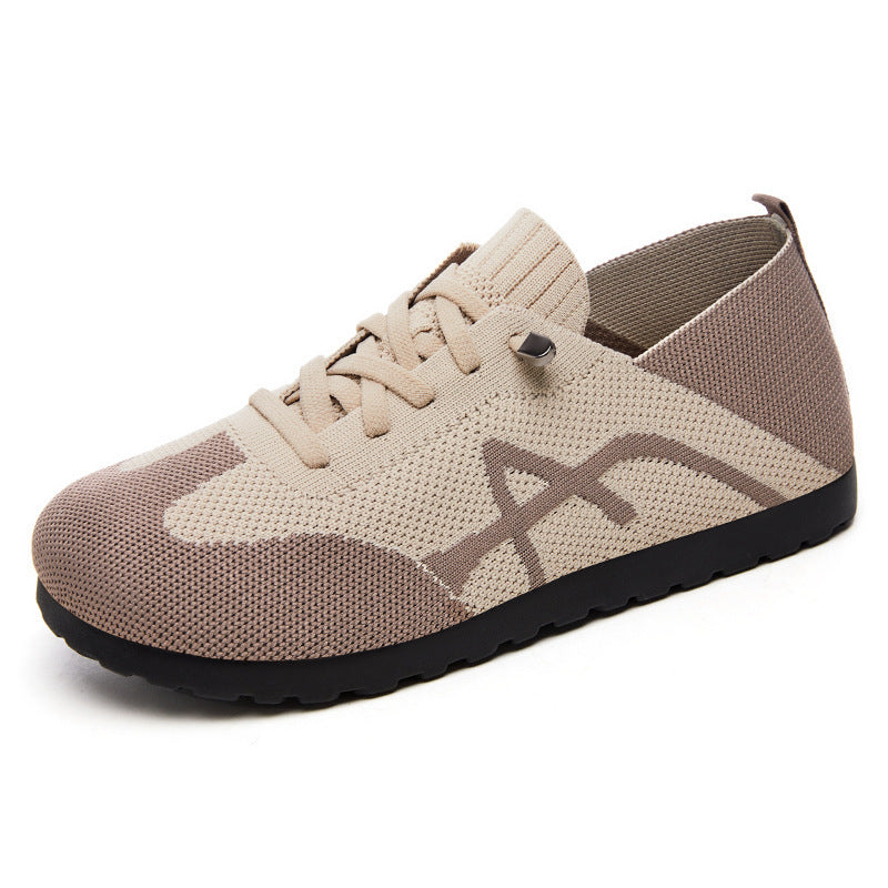 Women's Breathable Casual Sneakers with Elastic Upper