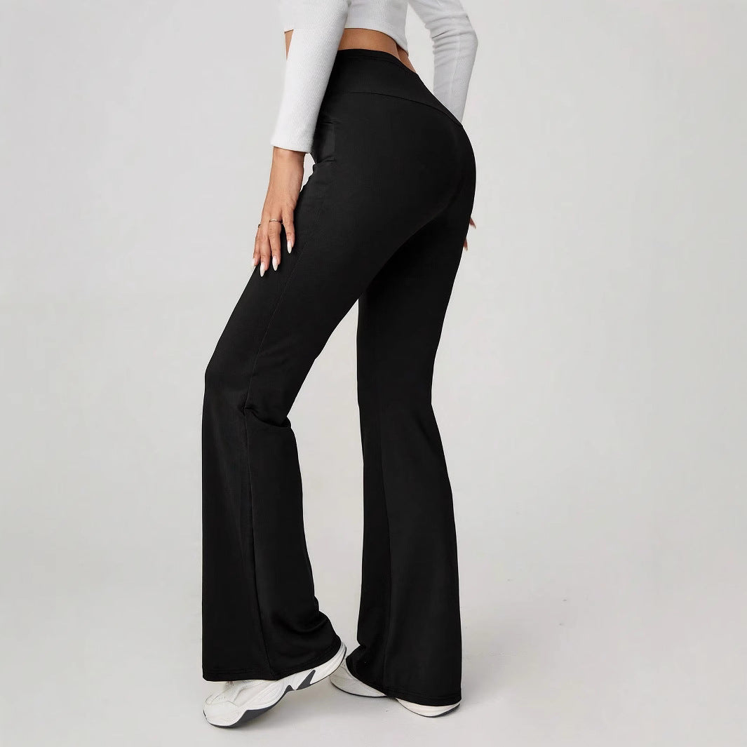 Women's High-Waisted Flared Leggings