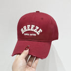 Men's Casual Distressed Cotton Cap
