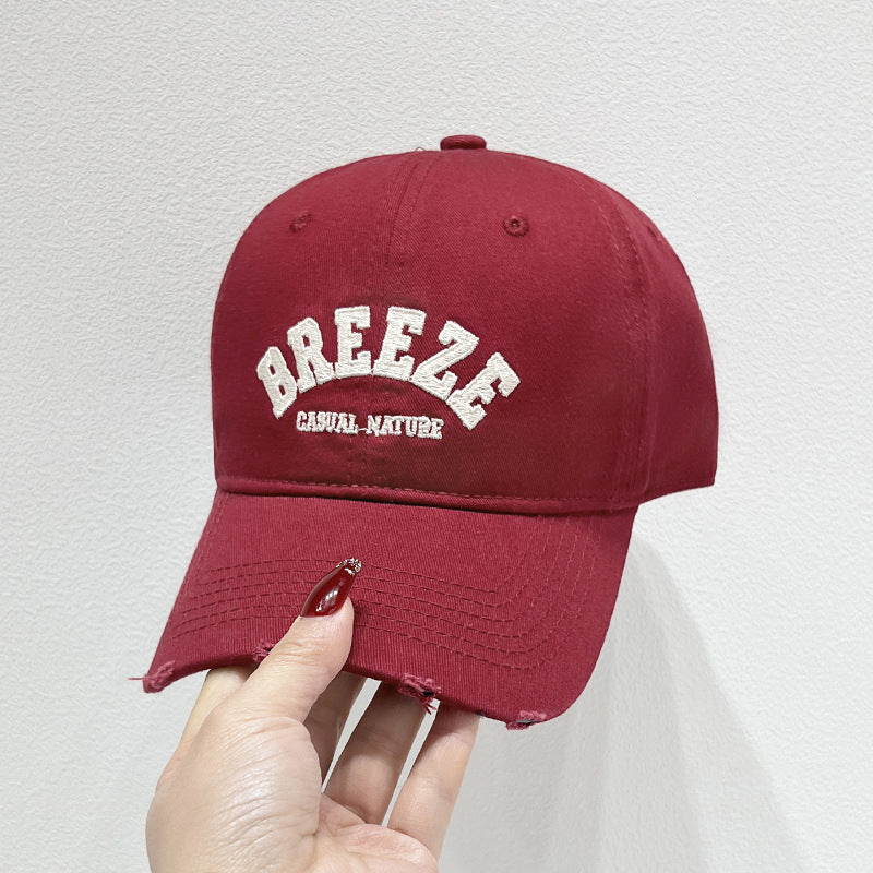 Men's Casual Distressed Cotton Cap