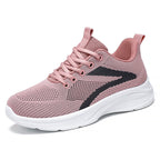 Women's Breathable Comfort Sneakers with Flexible Sole