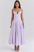 Women's Fitted A-Line Evening Dress