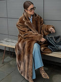 Women's Luxurious Faux Fur Coat